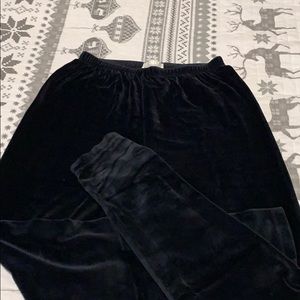 Velvet leggings